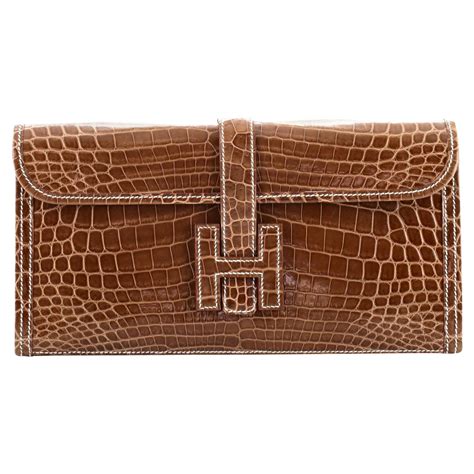 hermes jige black|hermes jige clutch crocodile.